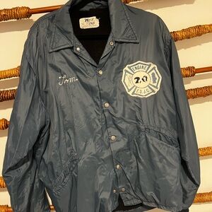 Vintage West Wind Jersey City Fire Dept. Jacket